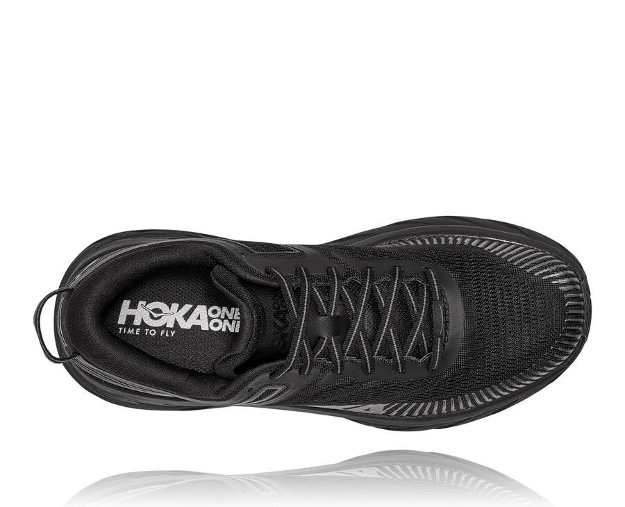 Hoka One One Hardloopschoenen Heren - Bondi 7 - Zwart - KN6125948